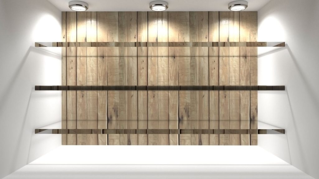 Glass Shelves Design